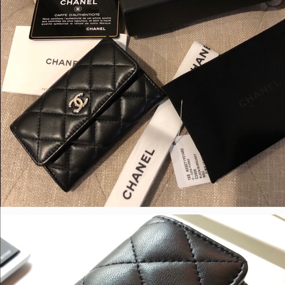 Chanel credit card wallet